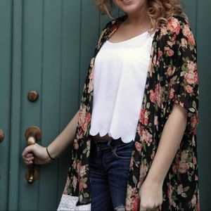 PAC Sun floral kimono
